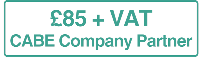£85 + VAT CABE Company Partner price